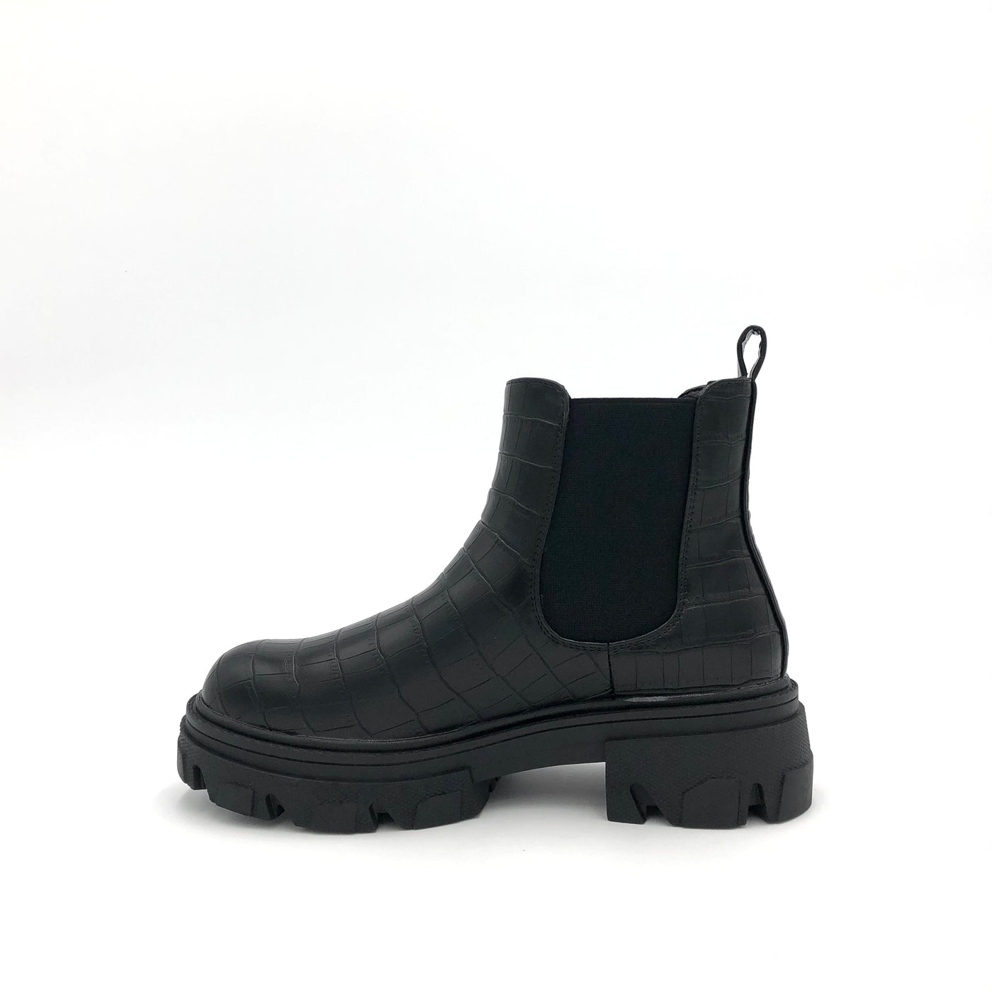 BOOTS CROCO BLACK