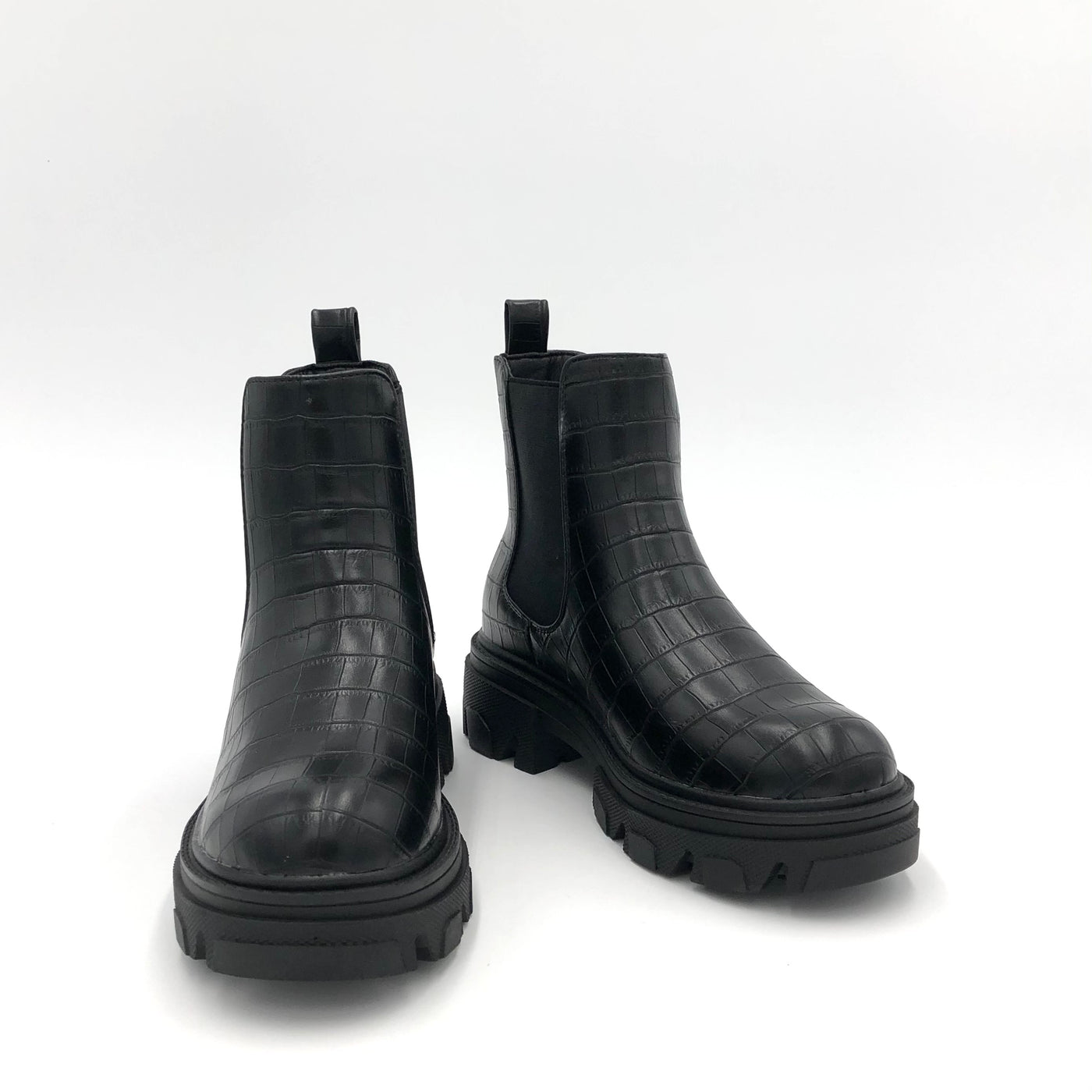 BOOTS CROCO BLACK