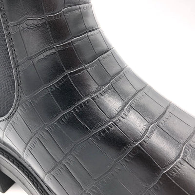 BOOTS CROCO BLACK