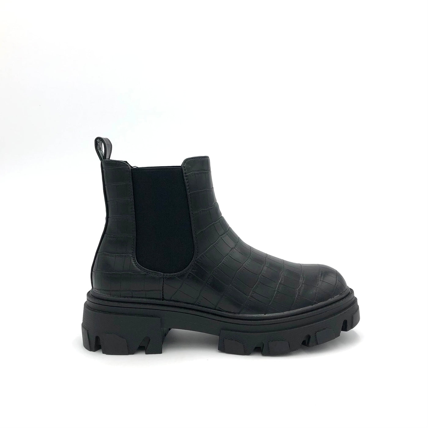 BOOTS CROCO BLACK