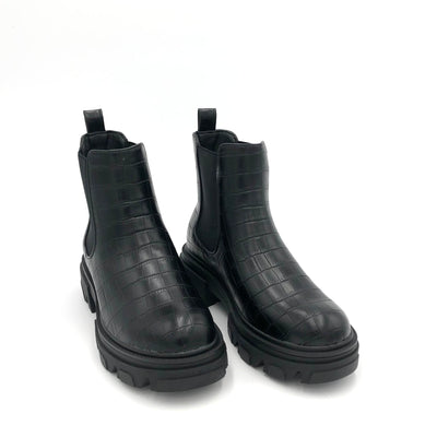 BOOTS CROCO BLACK