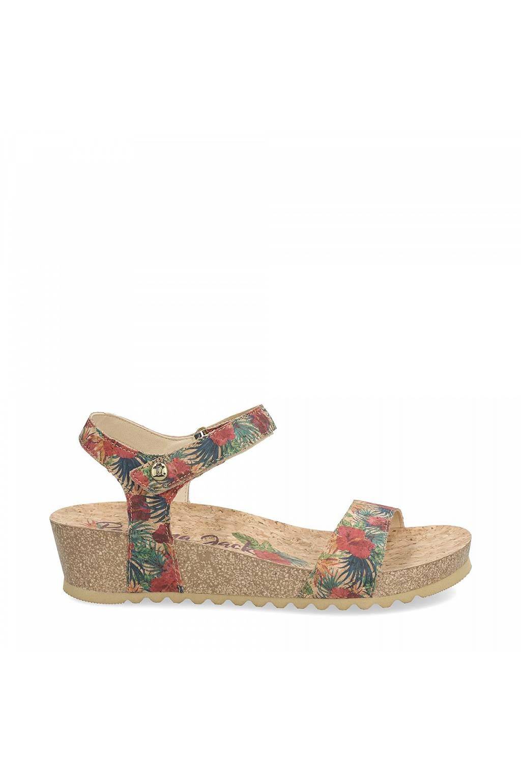 Panama Jack - Sandaal Capri Cork B1 - Rood - Shoesheaven.eu